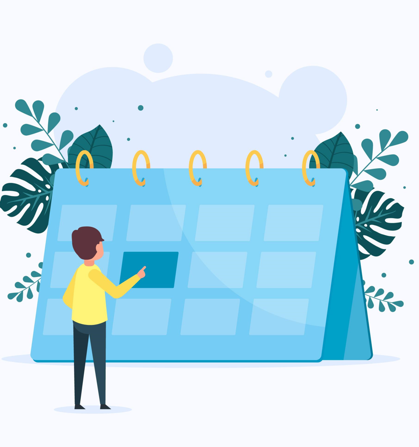 Gestion des congés - Calendrier