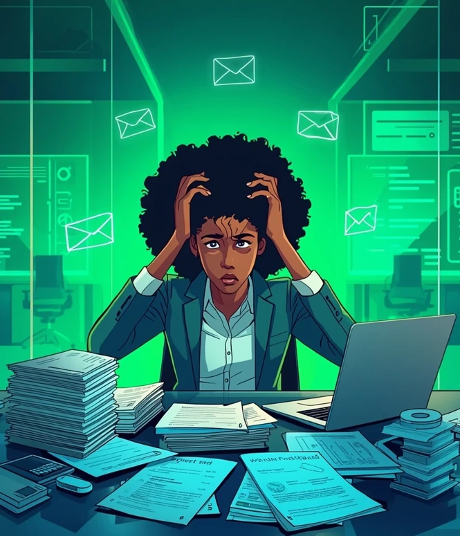 Illustration des problèmes de gestion administrative