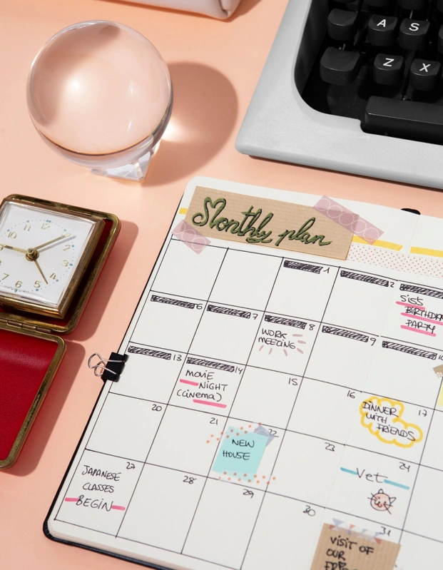 Interface de suivi du temps